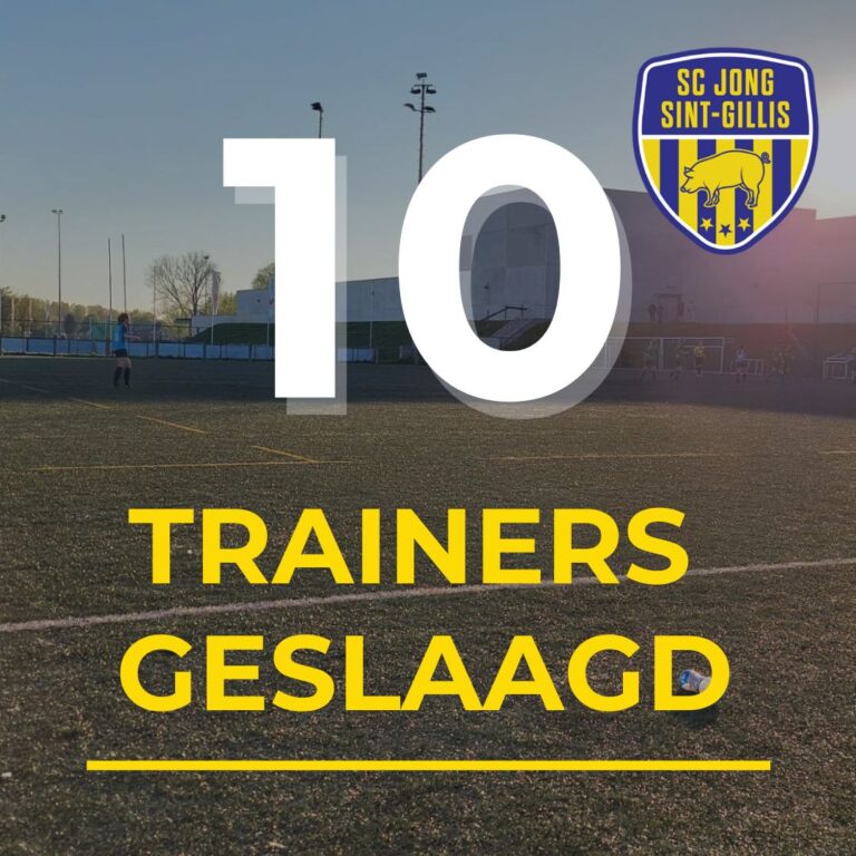 10 trainers halen een diploma