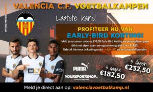 Volgende zomer opnieuw Valencia-voetbalkamp