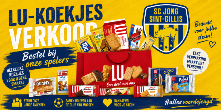 Koekjesverkoop ten voordele van onze clubwerking